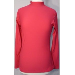 Under Armour Hot Pink Compression Turtleneck Top